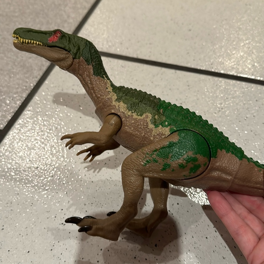Jurassic World 12” Baryonyx Grim Camp Cretaceous Primal Attack Sound Strike
